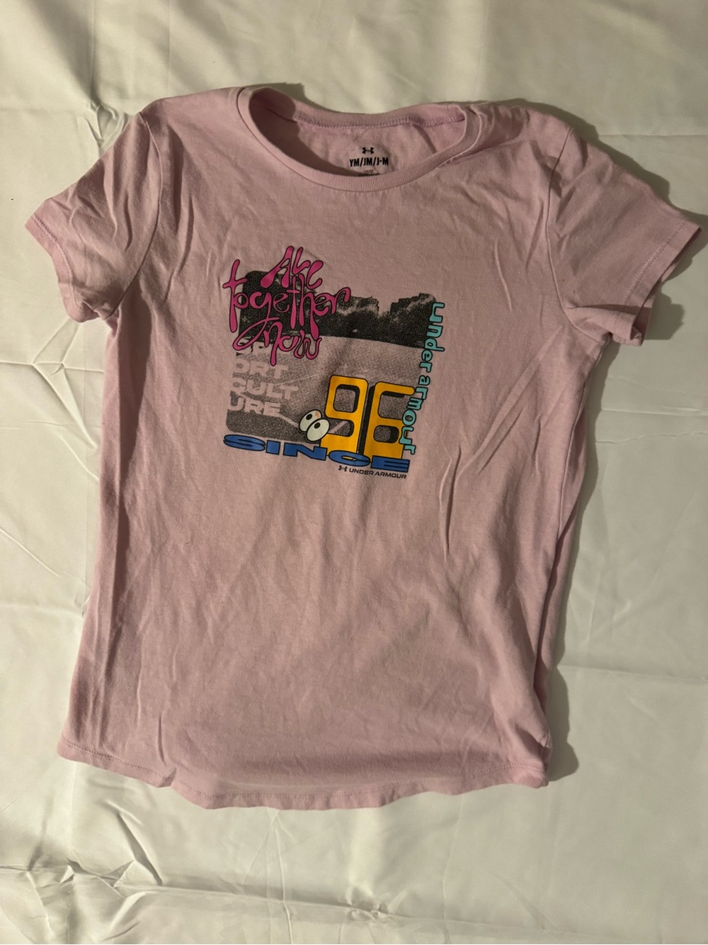 Under Armour Kids' Pink Graphic Tee